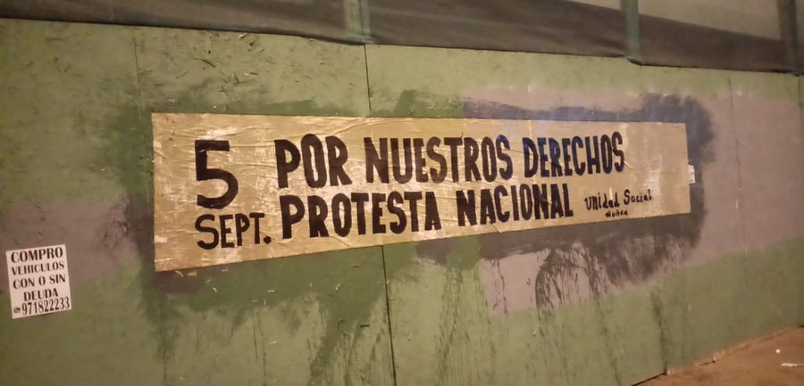 Organizaciones sociales se reúnen en La Moneda y reafirman llamado a marcha nacional para el 5 de septiembre
