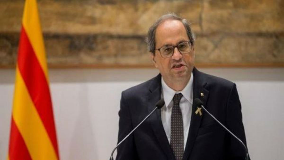 Quim Torra reitera que independentismo catalán es pacífico