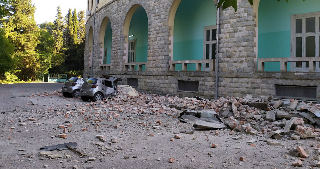 (Video) Fuerte sismo en Albania dejó más de 100 heridos