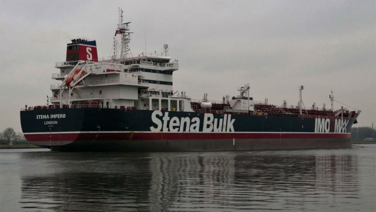 Irán anuncia liberación de buque petrolero Stena Impero