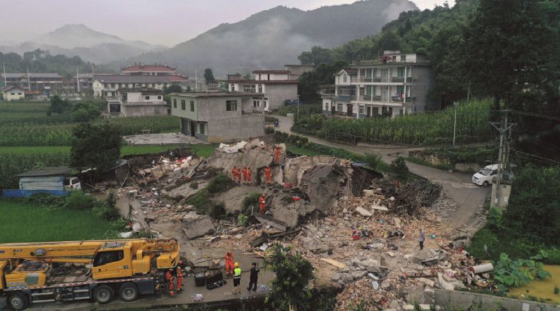 (Fotos y videos) Sismo de 5,4 sacudió al suroeste de China