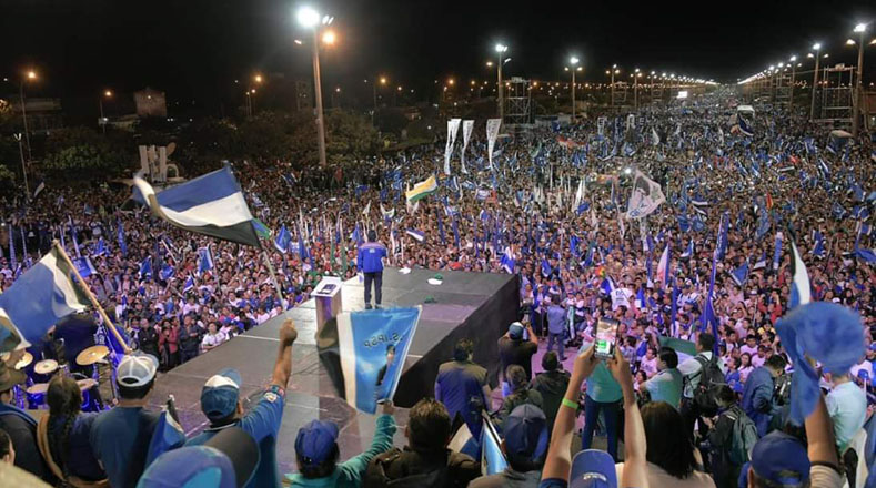 (Fotos) Cierre de campaña de Evo morales en El Alto