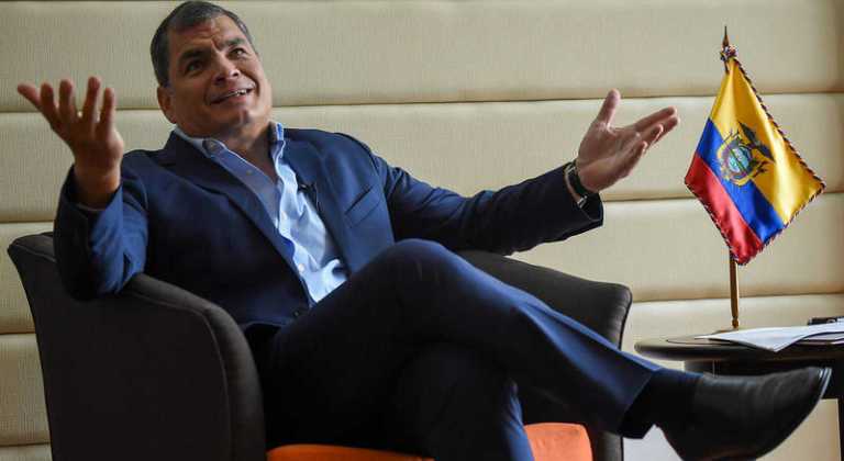Rafael Correa: «Desde los últimos años de la dictadura militar no veo una represión tan brutal»