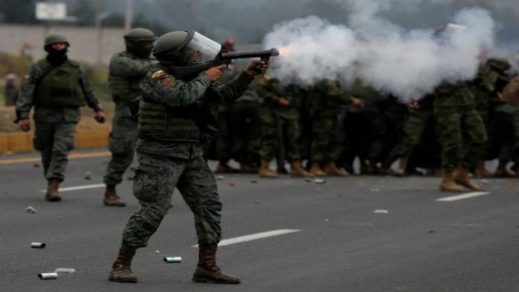 Grupo de Puebla condena represión de movilizaciones en Ecuador