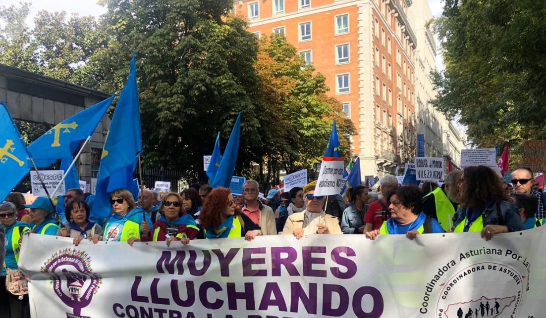 Jubilados tomaron las calles de España para exigir pensiones dignas