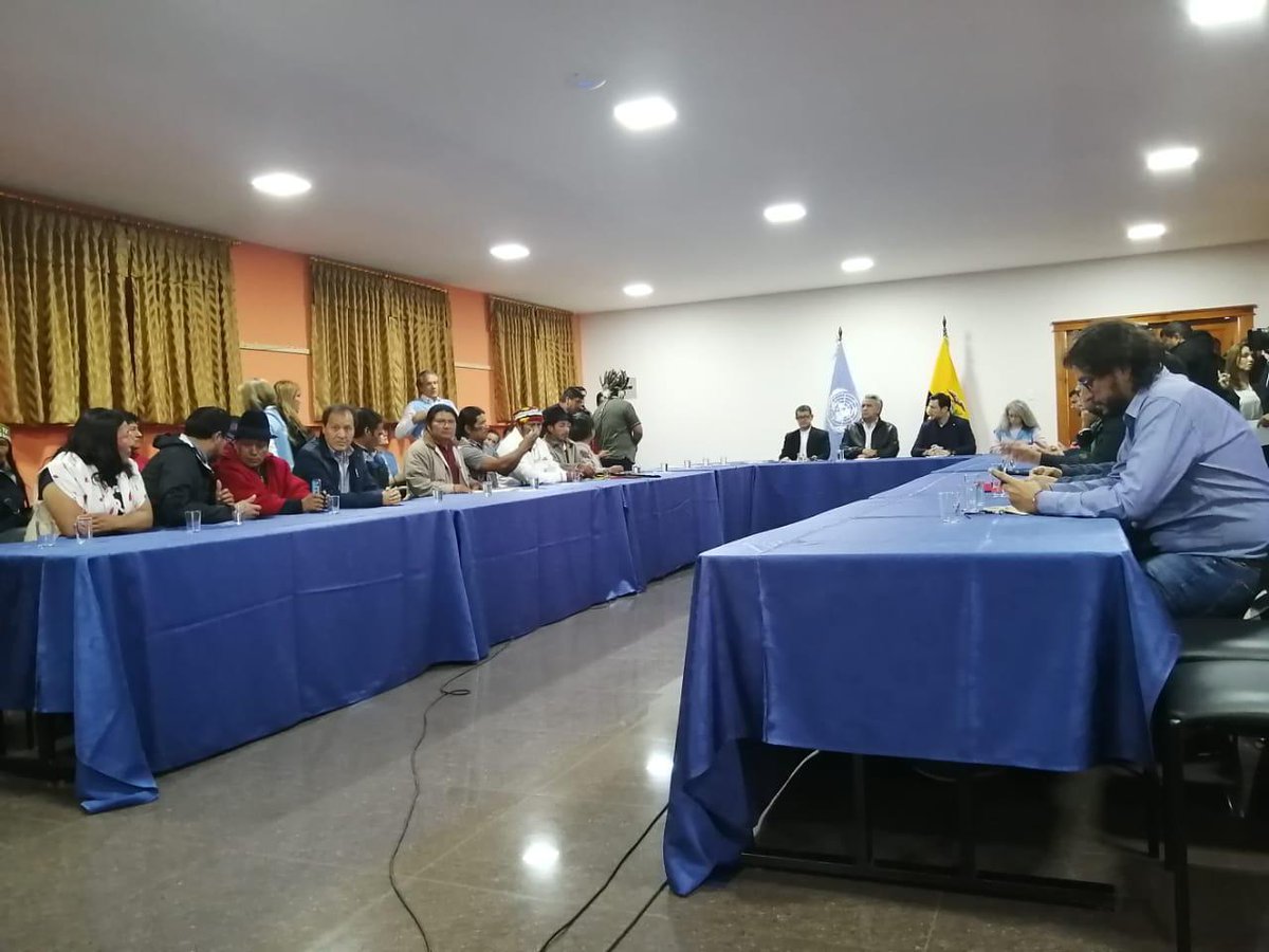 «No ha habido ambiente de diálogo». Indígenas de Ecuador suspenden conversaciones con Moreno y denuncian persecución