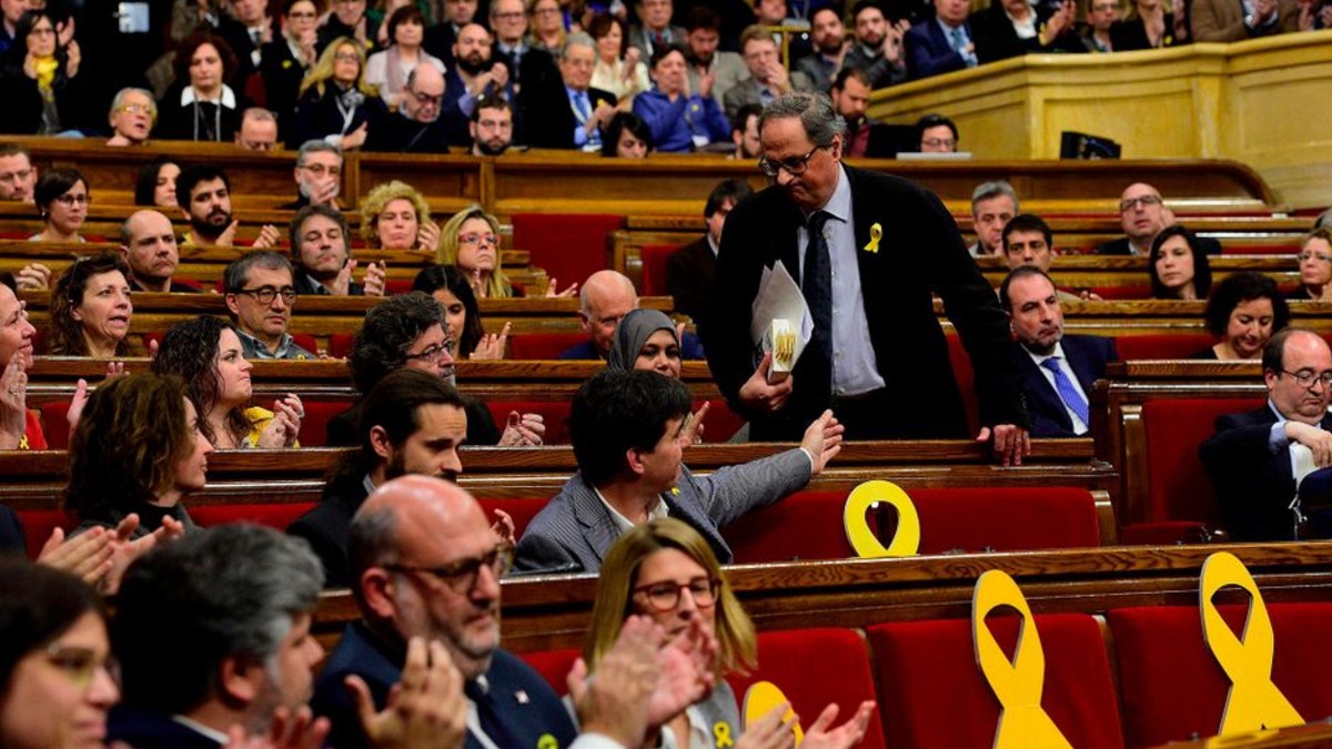 Quim Torra comprometido a ejercer la autodeterminación