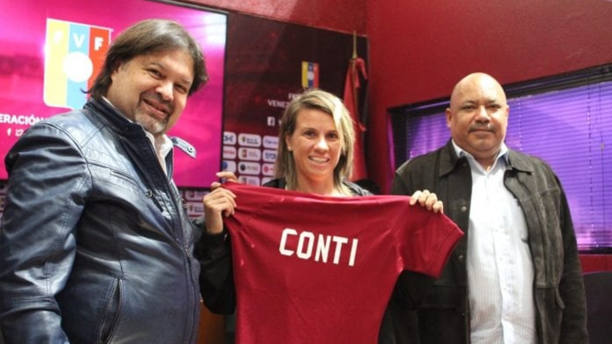 Pamela Conti es la nueva directora técnica del equipo femenino de fútbol de Venezuela