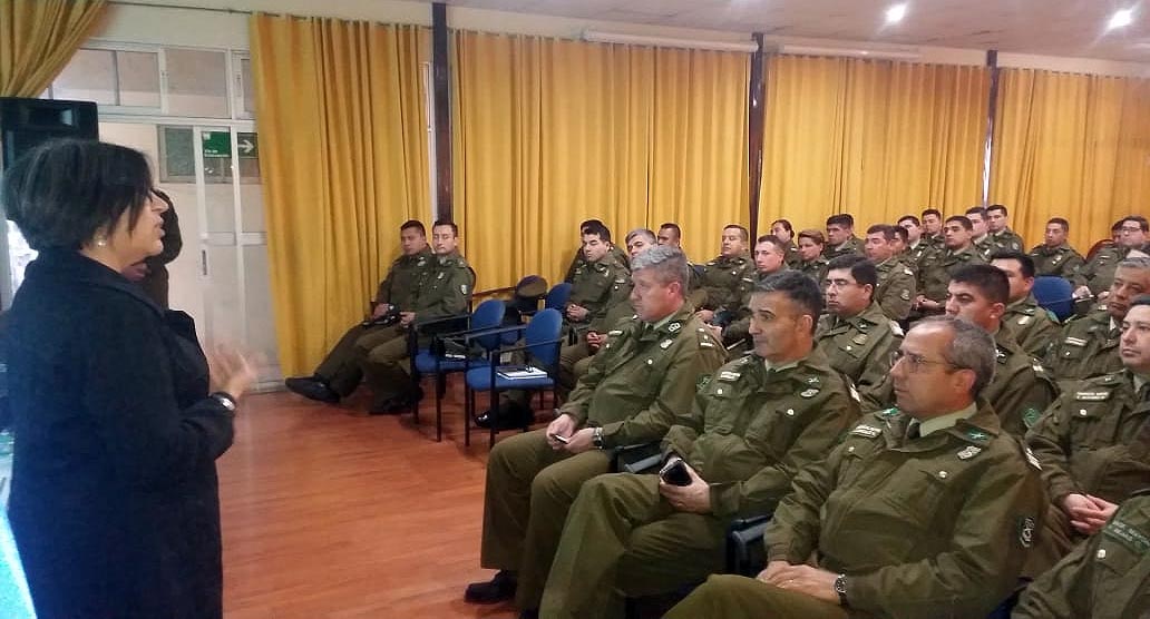 Carabineros de San Fernando son formados por el INDH en principios de derechos humanos