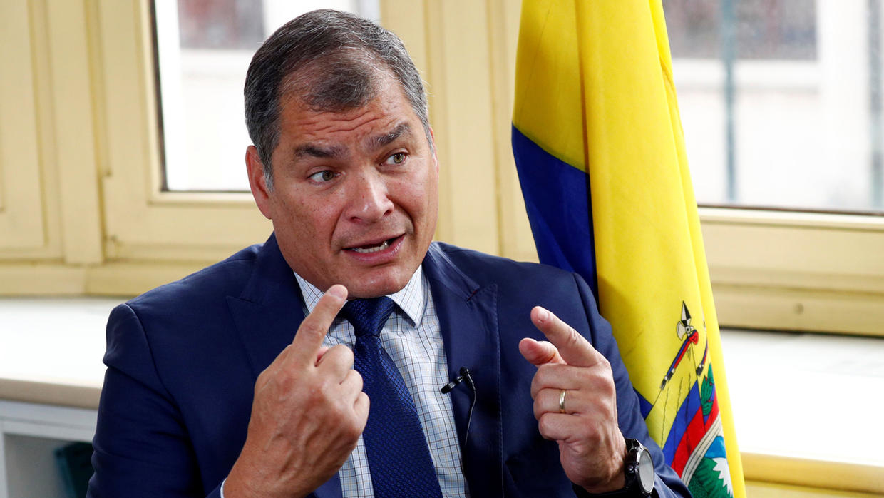 Correa: En Ecuador, las élites regresaron al poder debido a la traición de Lenín Moreno