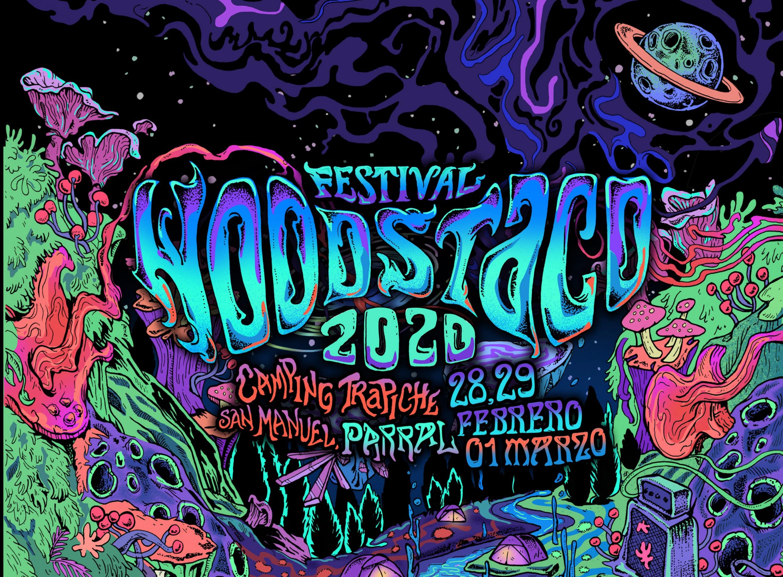 Festival Woodstaco se reagenda para el 28, 29 de febrero y 1 de marzo de 2020