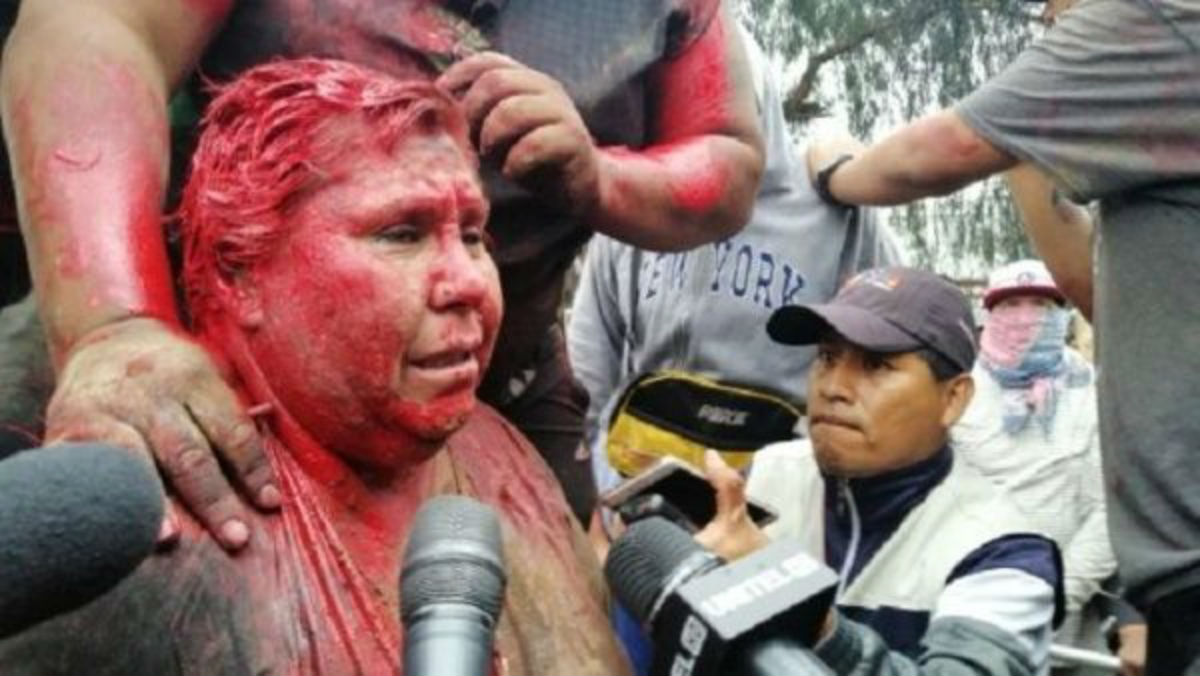 Violentos opositores secuestraron y agredieron a una alcaldesa en Bolivia