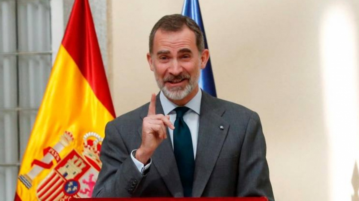 Rey de España asegura que la violencia no tiene lugar en Cataluña