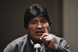 Resultado de imagen de evo morales denunció"