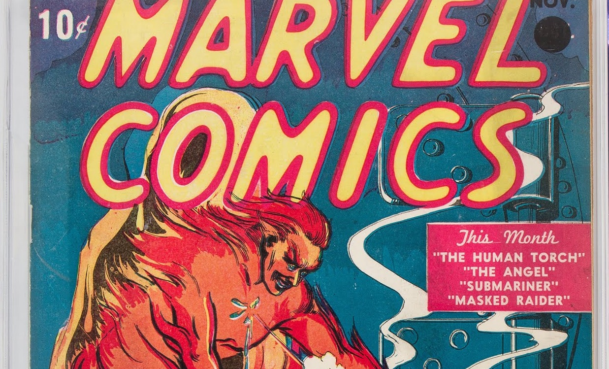 Primer cómic de Marvel de 1939, que costó 10 centavos de dólar, fue subastado por una cuantiosa suma