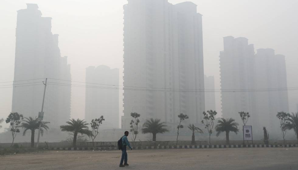 Nueva Deli declaró emergencia de salud pública por la alta contaminación atmosférica