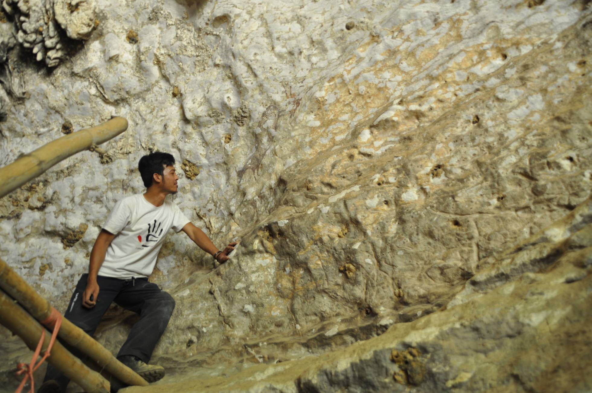 Esta podría ser la pintura rupestre más antigua de la humanidad