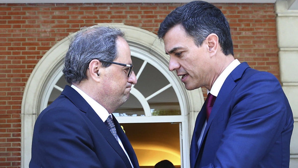 Torra espera que la reunión con Sánchez ponga fecha a la mesa de diálogo