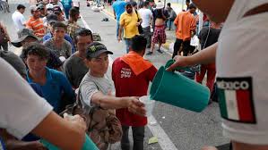 Resultado de imagen para migrantes estados unidos comida