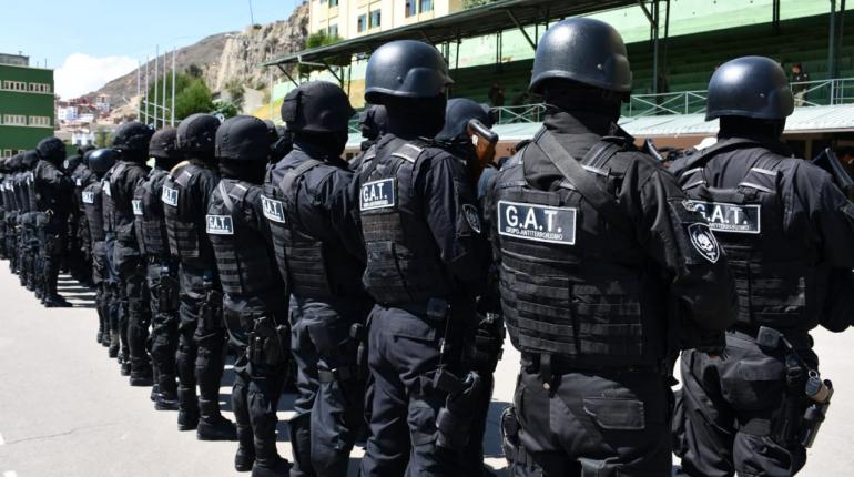 Gobierno de facto de Bolivia presentó «Grupo Antiterrorismo»