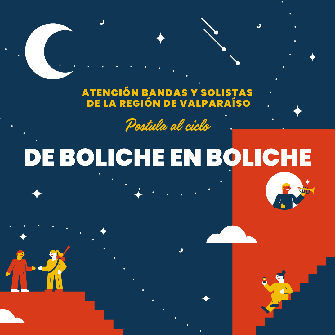 Abren convocatoria a bandas y solistas de la Región de Valparaíso para ciclo “De Boliche en Boliche”