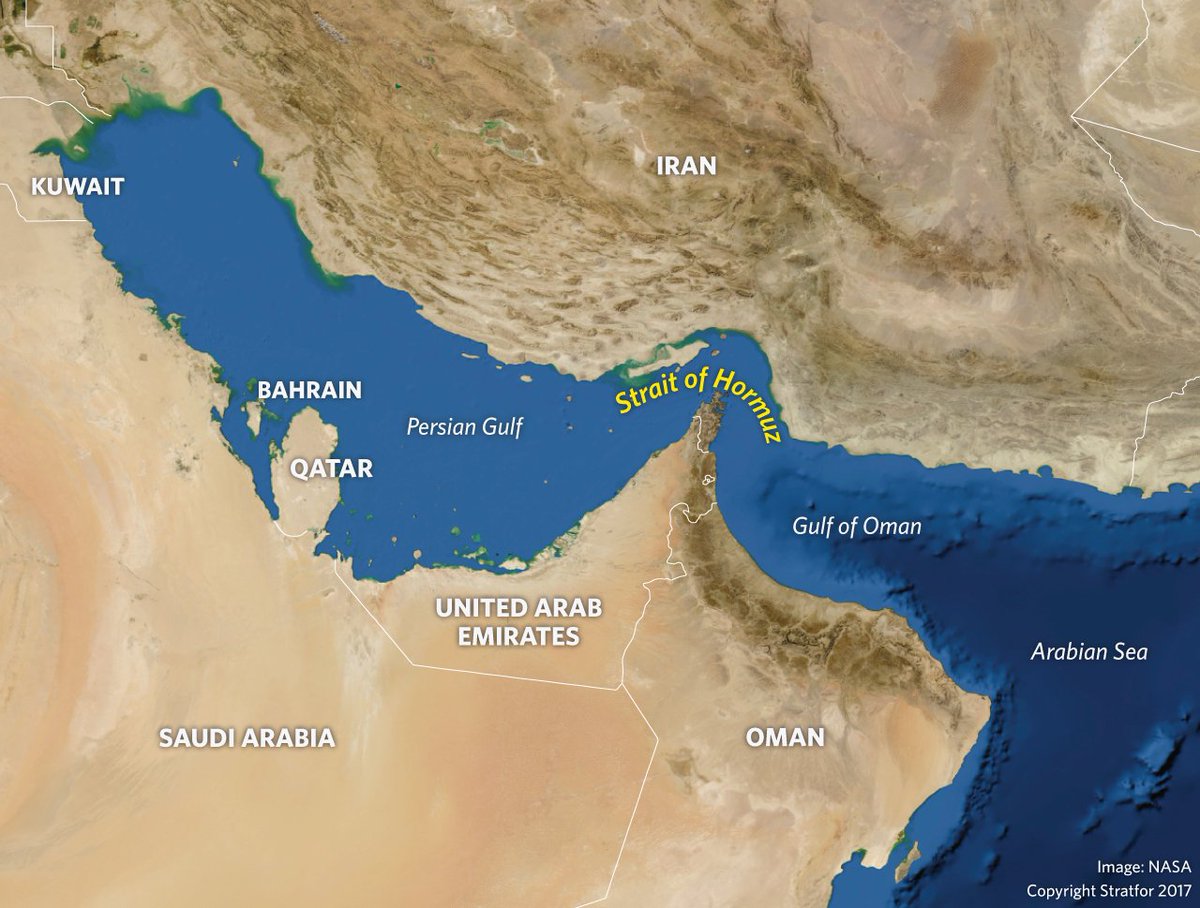 Por un «potencial error de cálculo», EE. UU.  prohíbe vuelos sobre el Golfo Pérsico