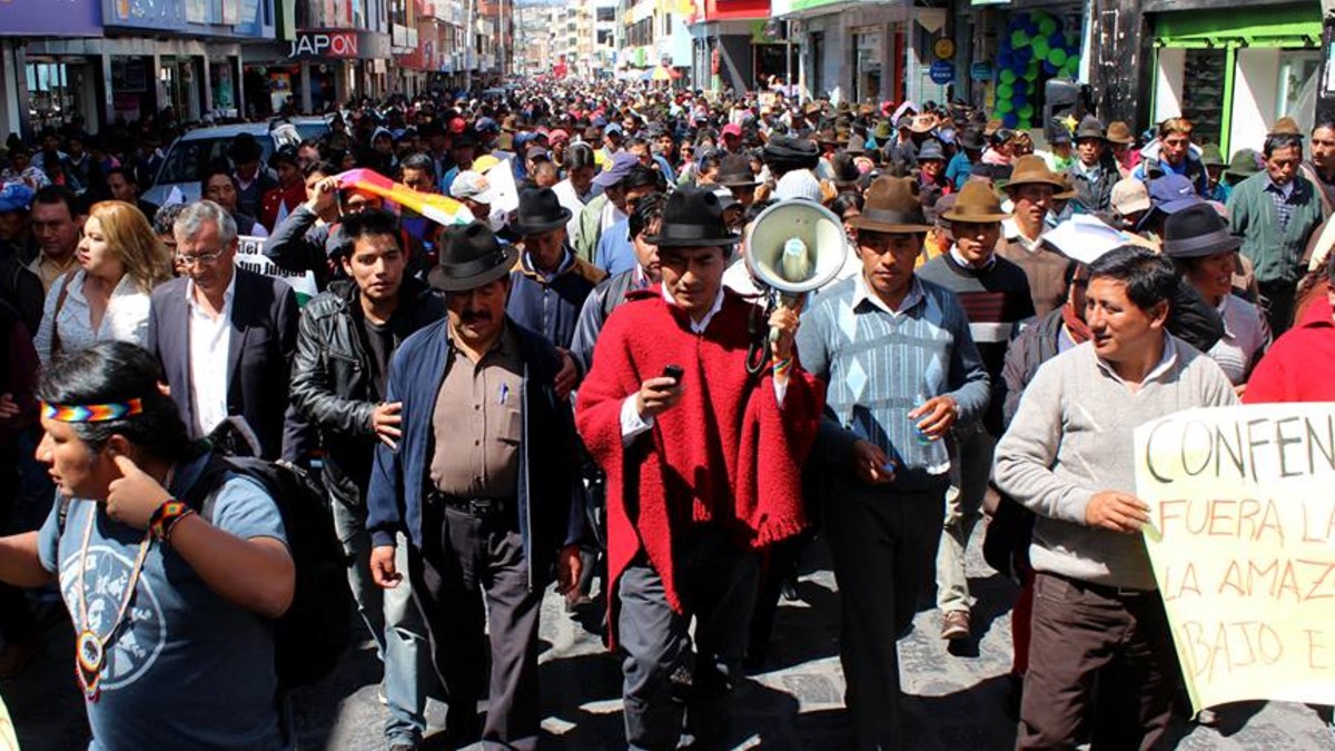 CONAIE dispuesta a demandar al Estado de Ecuador por delitos de lesa humanidad