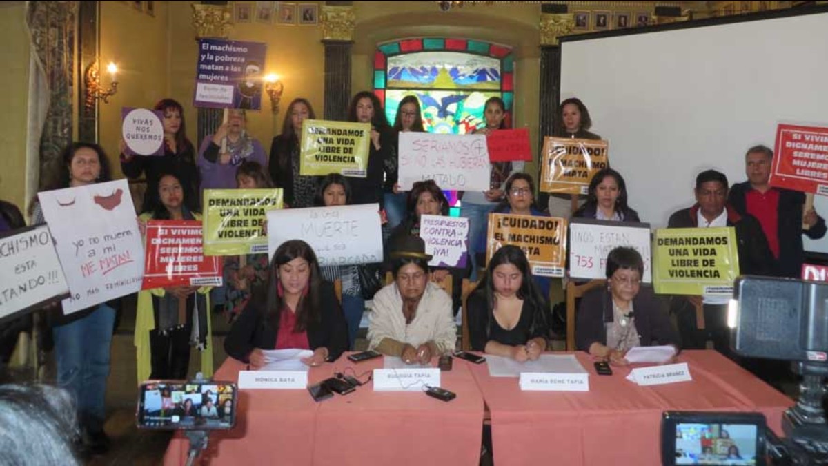 Activistas bolivianas exigen al Gobierno de facto atención a los feminicidios