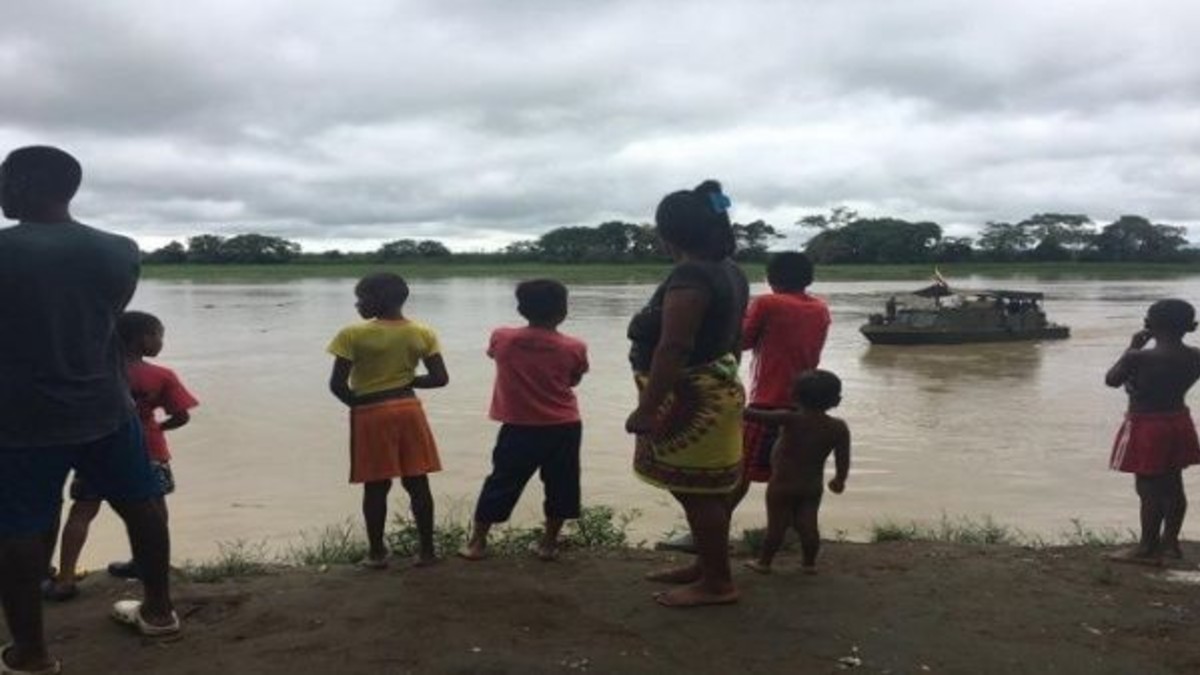 Al menos unos 11.000 indígenas colombianos desplazados en Chocó