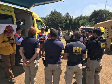Incendio en Reinaco afecta más de mil hectáreas y destruye tres viviendas