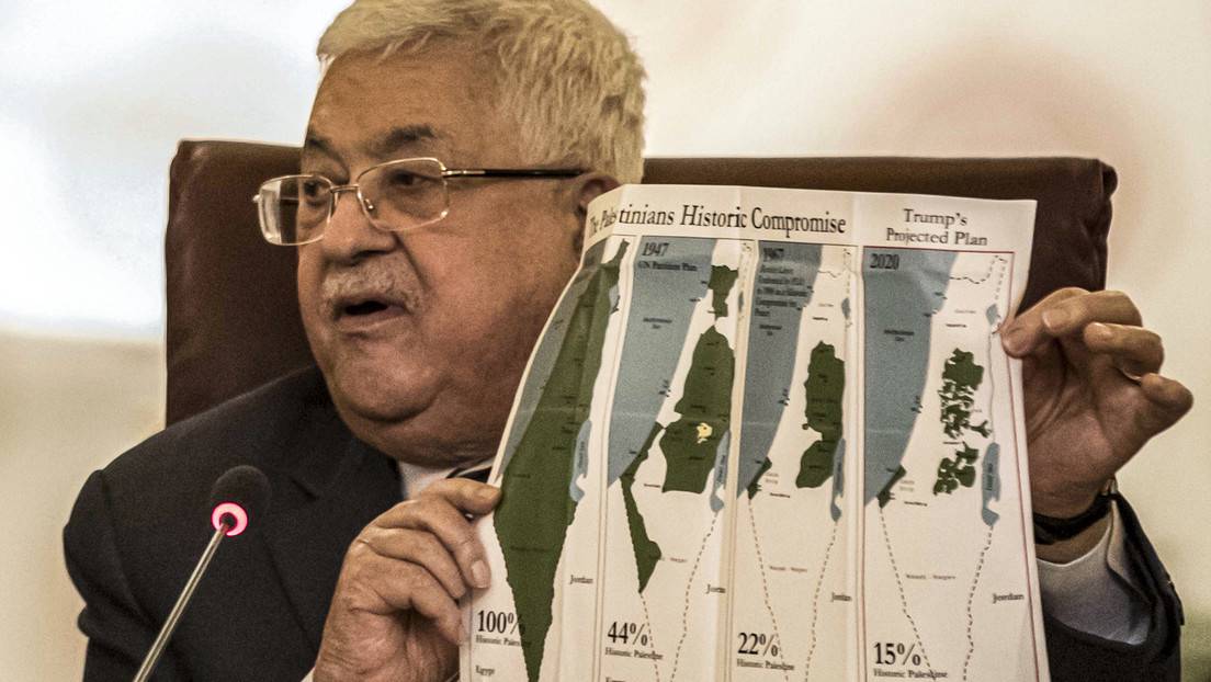 Presidente de Palestina, Mahmud Abbás, rompe relaciones con EE.UU e Israel