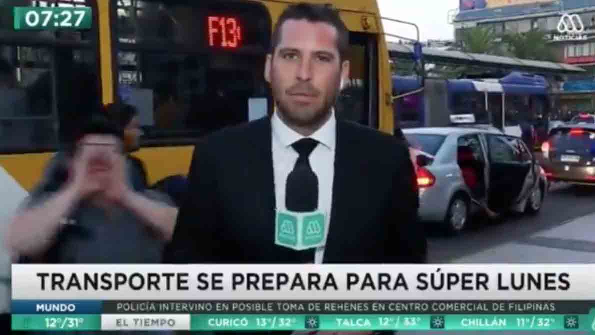 «¡Renuncia Piñera!»: Ciudadano logra colar grito contra el Presidente durante transmisión televisiva