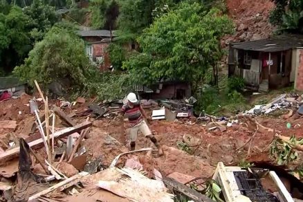 Sube a 21 cifra de muertos por intensas lluvias en el estado brasileño de Sao Paulo