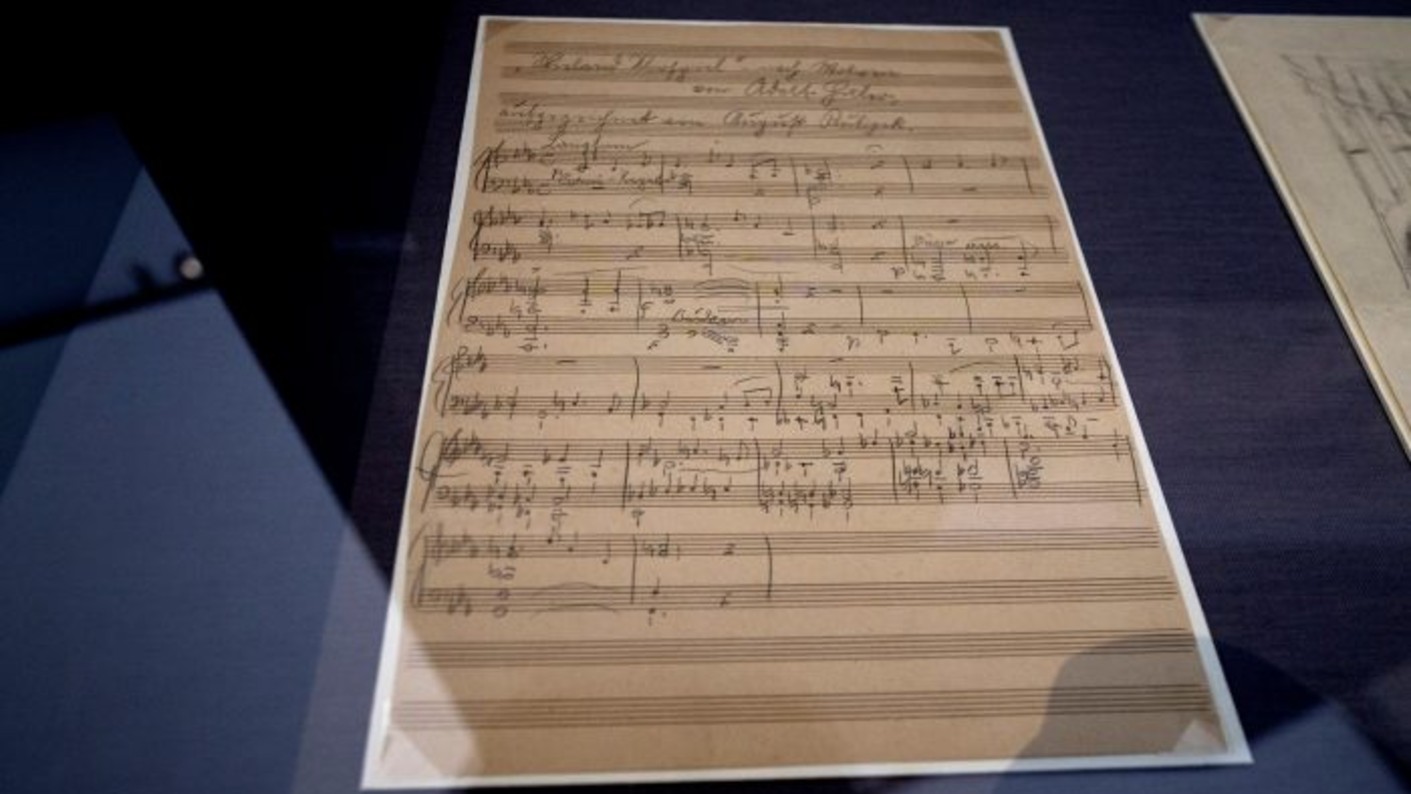 Exhiben en Austria una partitura de una ópera compuesta por Hitler