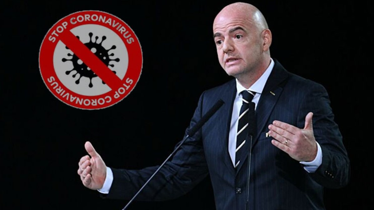 Infantino exhorta a los futbolistas a difundir mensajes de prevención ante el COVID-19