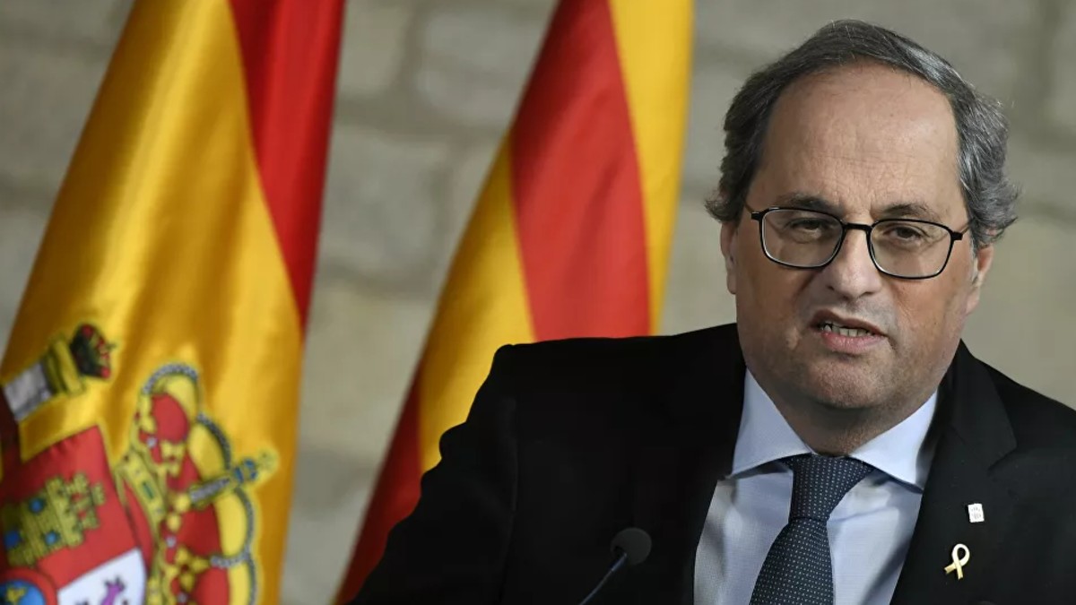 Quim Torra dispuesto a presentar querella contra rey emérito español