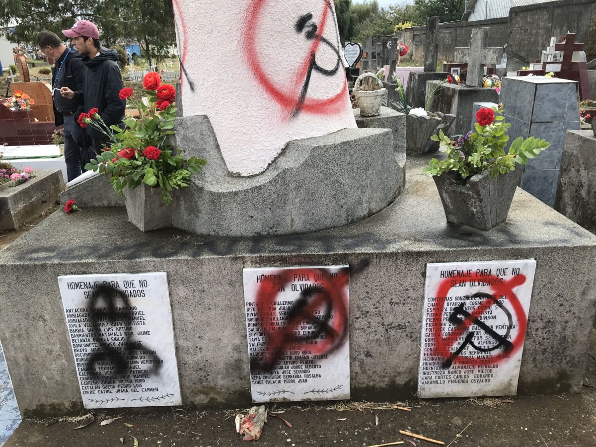 INDH condena ataque a Memorial de Víctimas de la Dictadura en el Cementerio General de Valdivia