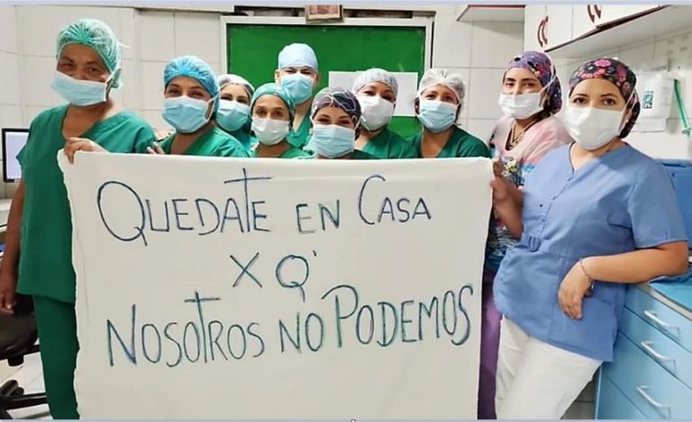 Colegio Médico: Trabajadores del sector salud son la primera línea en este enfrentamiento