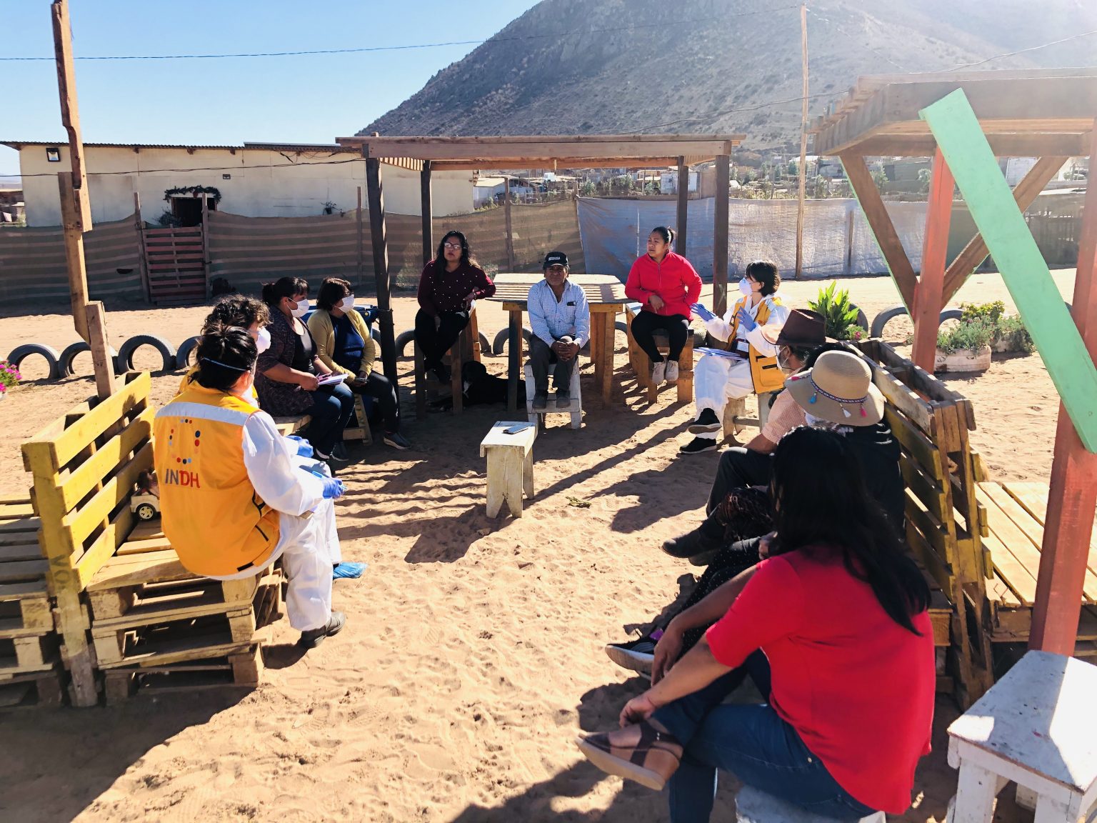 INDH visitó campamento en La Serena donde habitan 250 familias sin acceso a agua potable
