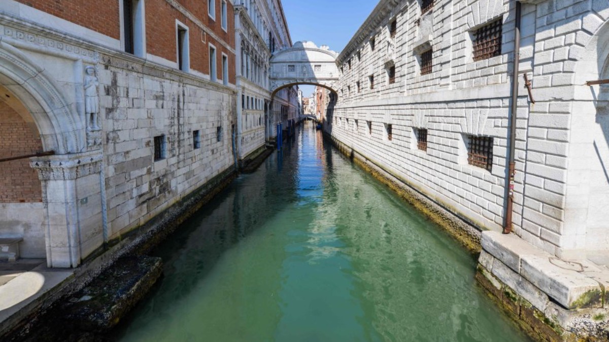 (Foto y video) NASA muestra imágenes impactantes de Venecia durante la pandemia de COVID-19