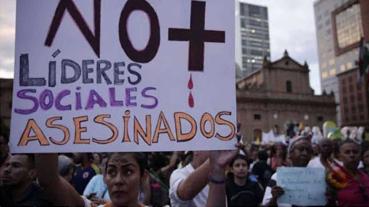 Marzo deja a su paso 14 líderes sociales asesinados en Colombia