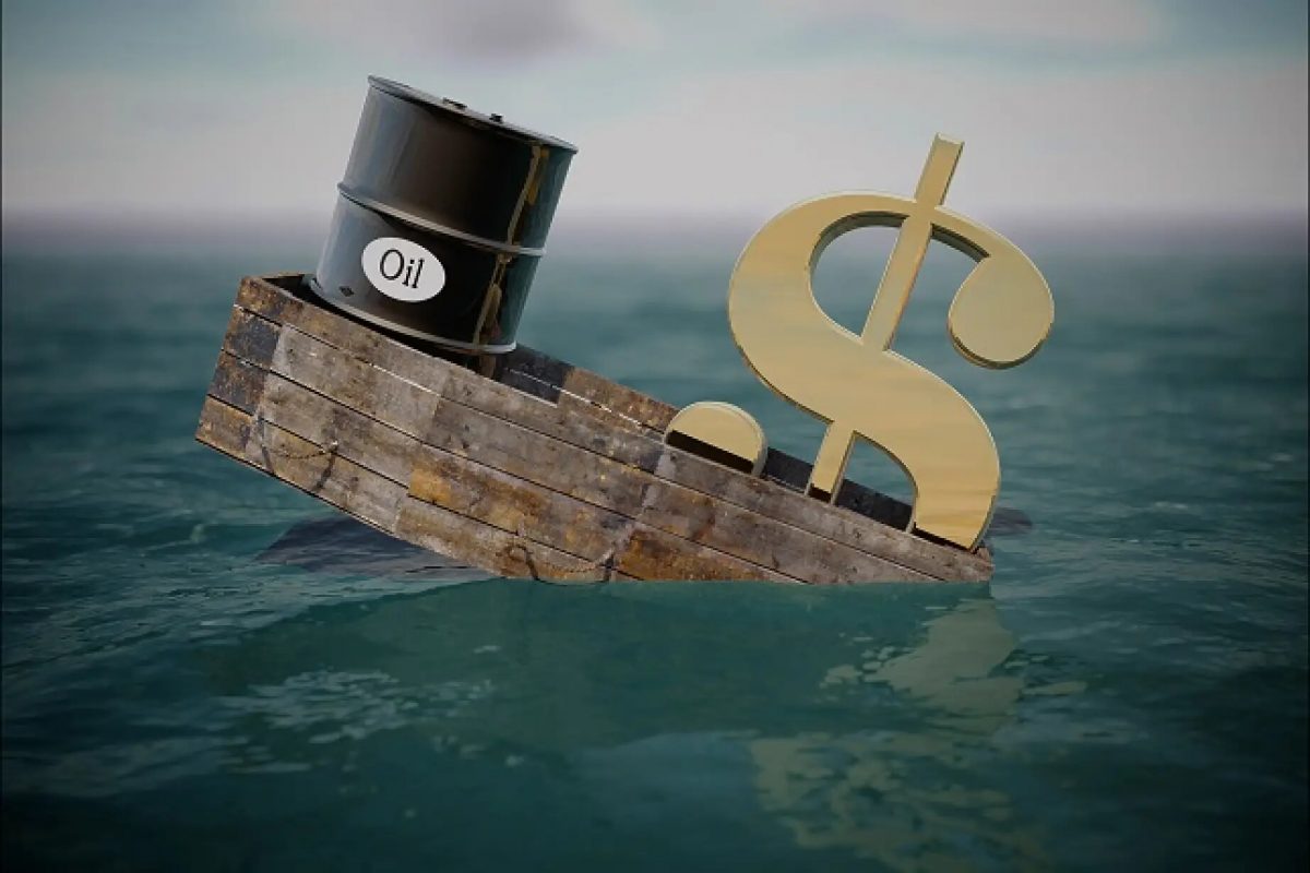 El precio del petróleo WTI vuelve a caer por debajo de 0 dólares, tras retornar por un rato a terreno positivo
