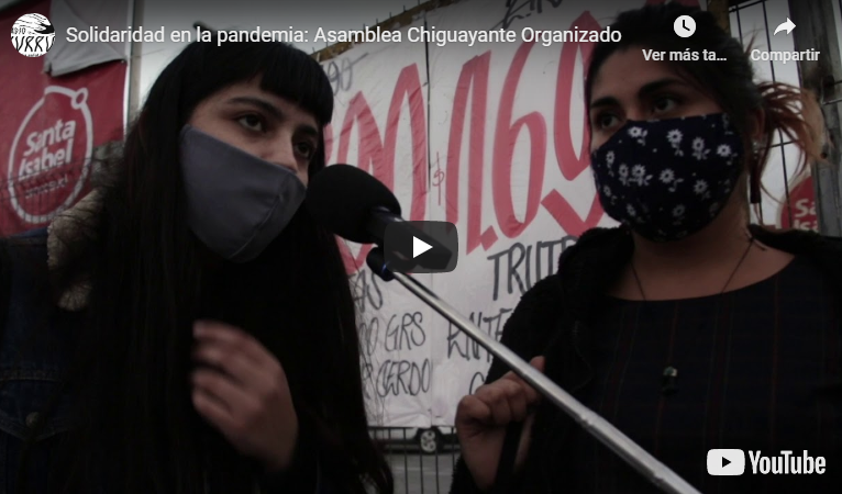 Video: Asamblea Chiguayante Organizado coordina puntos de acopio y colectas de alimentos