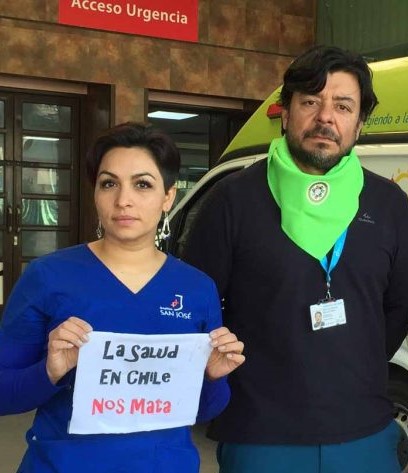 ‘No vamos a aceptar amedrentamientos’: Masivo apoyo a funcionarios del San José que denunciaron muerte por falta de ventilador