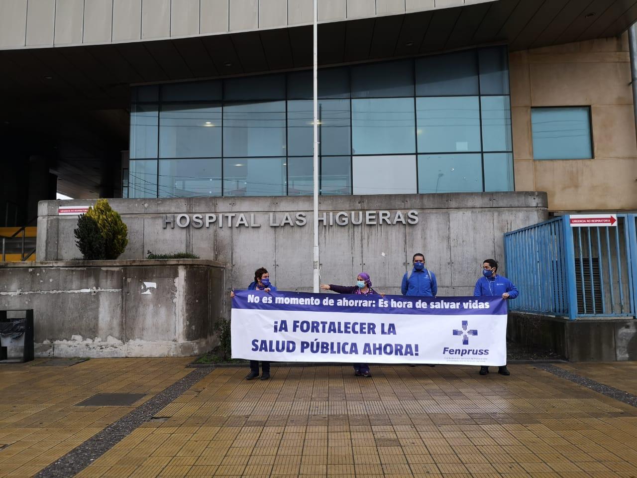 Talcahuano: Profesionales de la salud denuncian reutilización de mascarillas en unidades críticas del Hospital Las Higueras