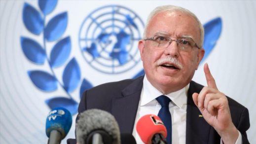 Canciller palestino denuncia ante la ONU el criminal expansionismo israelí
