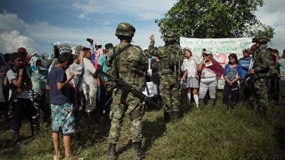 Organización indígena denuncia violenta arremetida del Ejército colombiano contra campesinos