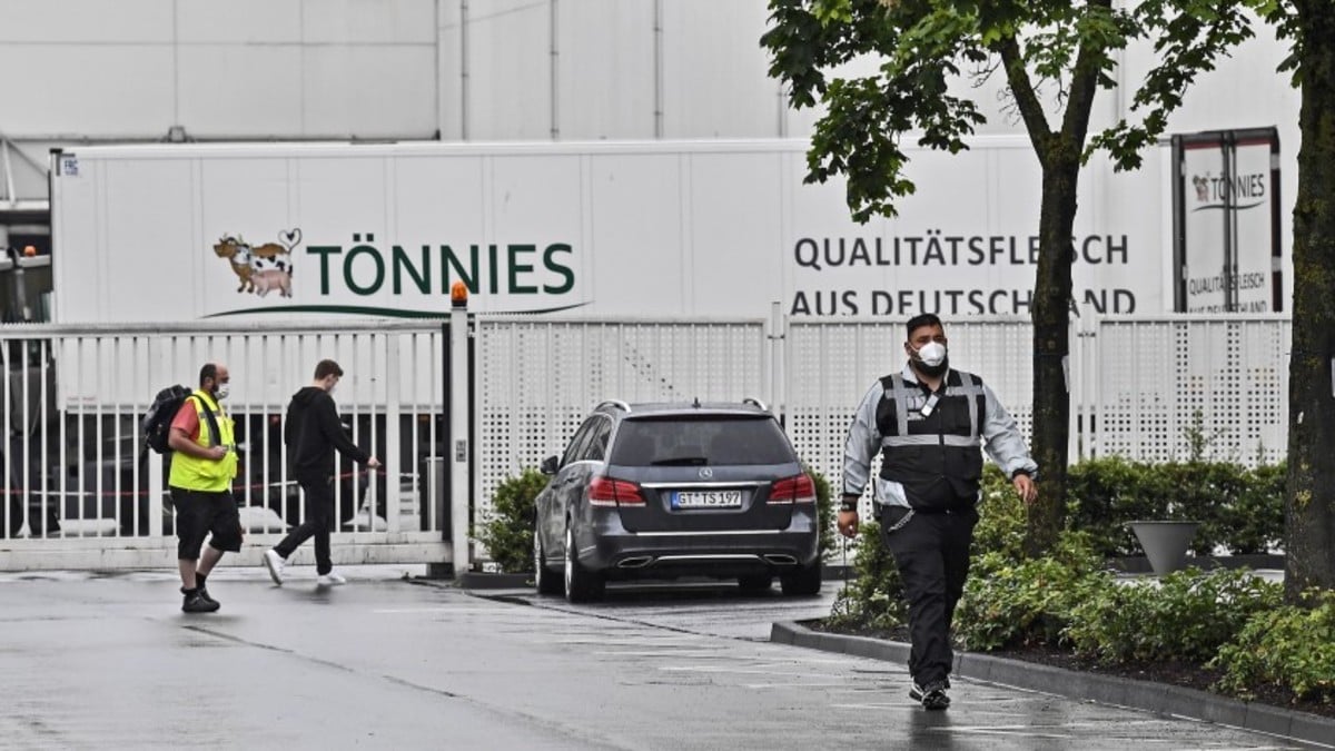 Alemania: aire acondicionado de una planta de carne propagó el coronavirus entre 1.500 empleados