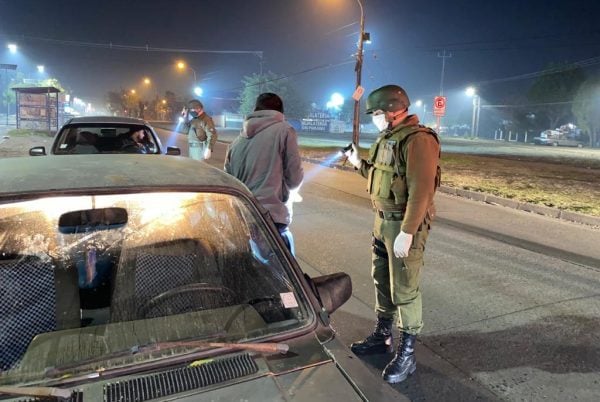 Ñuble: detenidas 18 personas por infringir el toque de queda