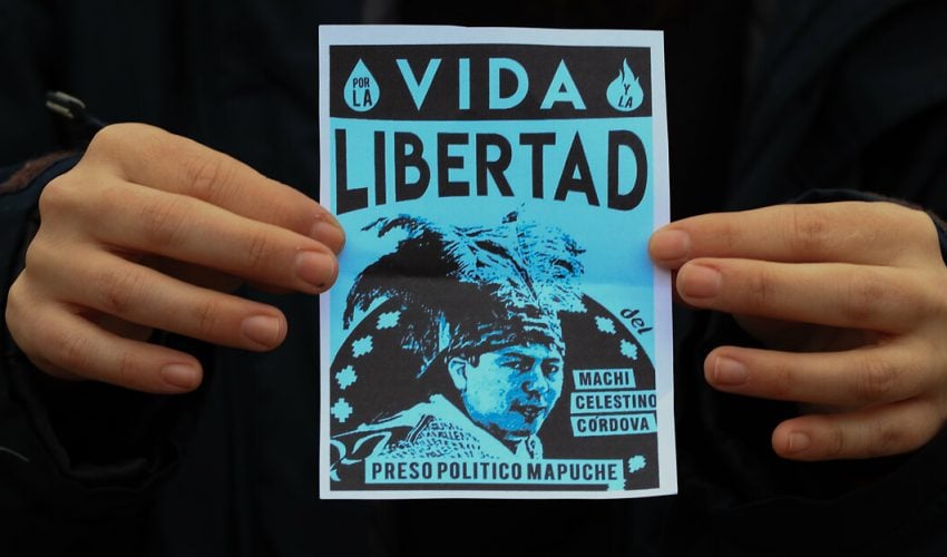 Organizaciones mapuche llaman a movilización a la espera de decisión del machi Celestino Córdova